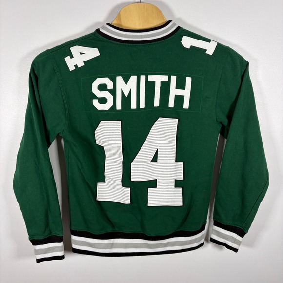 Bel Air Athletics Other - Bel Air Athletics Smith 14 Green‎ Jersey Style Sweatshirt Mens Medium